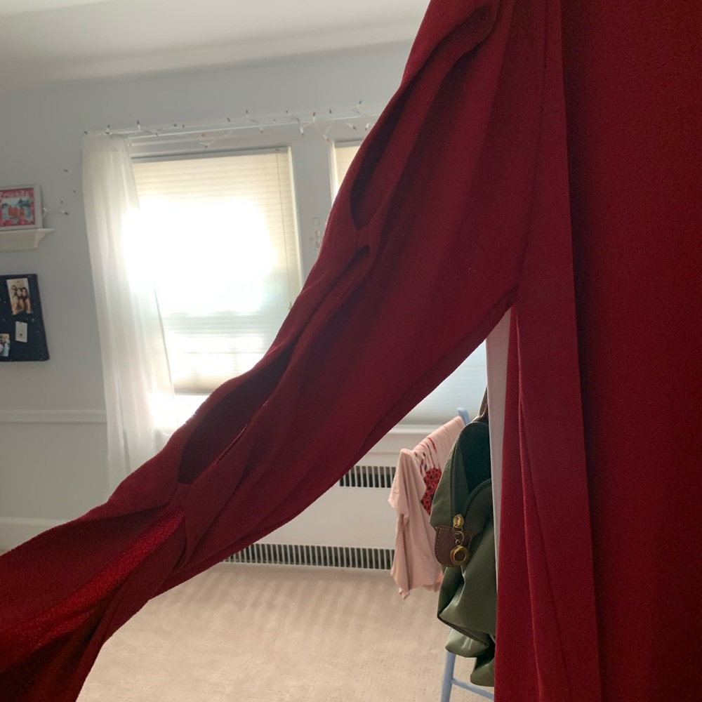 Red formal dress